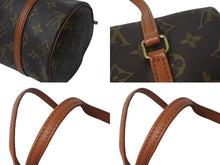 Load image into Gallery viewer, LOUIS VUITTON ルイヴィトン パピヨンPM 26 筒形 ハンドバック ブラウン モノグラム M51386 美品 中古 4b000023