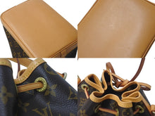 Load image into Gallery viewer, LOUIS VUITTON ルイヴィトン ミニノエ ハンドバッグ M42227 モノグラム PVC レザー ブラウン ゴールド金具 美品 中古 4b000029