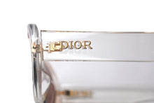 画像をギャラリービューアに読み込む, Christian Dior クリスチャンディオール OBLIQUE 900SQ アイウェア クリア ゴールド金具 美品 中古 4b000053