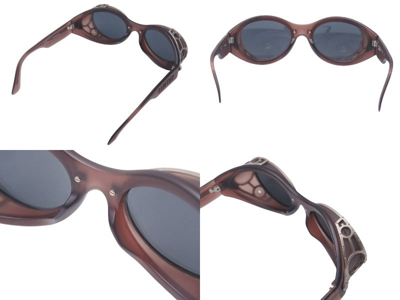Jean Paul Gaultier ジャンポールゴルチェ ゴーグル 90s サングラス 556-6001 ブラウン 美品 中古 4b000055