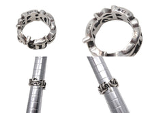 画像をギャラリービューアに読み込む, CHROME HEARTS クロムハーツ LARGE SCRIPT BAND ラージ スクリプトバンドリング 指輪 重量約18.6g サイズ23.5号 美品 中古 4b000056