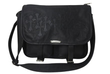 画像をギャラリービューアに読み込む, 極美品 CHROME HEARTS クロムハーツ SOFT SHOULDER BAG LARGE ソフトショルダーバッグ ラージ セメタリークロスパッチ 11枚 中古 4b000057