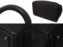 画像をギャラリービューアに読み込む, HERMES エルメス ハンドバッグ オータクロア50 ブラウン系 トリヨンクレマンス シルバー金具 □H刻印 美品 中古 4b000060