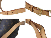画像をギャラリービューアに読み込む, 極美品 LOUIS VUITTON ルイヴィトン ボディバッグ M43644 バムバッグ ブラウン モノグラムキャンバス ブラウン ゴールド金具 中古 4b000061