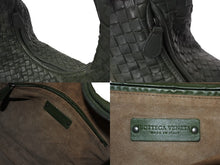 画像をギャラリービューアに読み込む, 極美品 BOTTEGA VENETA ボッテガヴェネタ イントレチャート ホーボー ワンショルダーバッグ B06737234B レザー グリーン 中古 4b000064