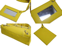 画像をギャラリービューアに読み込む, BALENCIAGA バレンシアガ クラシックミニシティ ショルダーバッグ 300295 イエロー レザー シルバー金具 美品 中古 4b000072