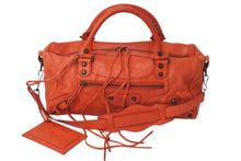 画像をギャラリービューアに読み込む, BALENCIAGA バレンシアガ ザ シティ 2WAYバッグ ショルダーバッグ ハンドバッグ 103208 ベージュ レザー 美品 中古 4b000074