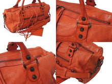 画像をギャラリービューアに読み込む, BALENCIAGA バレンシアガ ザ シティ 2WAYバッグ ショルダーバッグ ハンドバッグ 103208 ベージュ レザー 美品 中古 4b000074