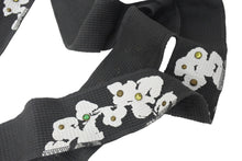 Load image into Gallery viewer, DENIM TEARS デニムティアーズ Rhinestone Cotton Wreath Durag ドゥーラグ 510-010-38 グレー系 ラインストーン 美品 中古 4b000082