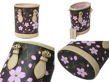 Load image into Gallery viewer, 新品未使用 LOUIS VUITTON LV × TM ルイヴィトン ナノ バケット ハンドバッグ M13417 モノグラム チェリーブロッサム 村上隆 中古 4b000084