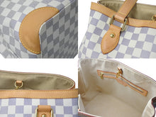 Load image into Gallery viewer, LOUIS VUITTON ルイヴィトン ハンドバッグ N51207 ハムステッドPM CR1039 ホワイト ダミエアズールキャンバス 美品 中古 4b000085