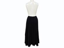 画像をギャラリービューアに読み込む, 極美品 Christian Dior クリスチャンディオール プリーツ ロングスカート 8E21331A1166 ブラック レーヨン シルク サイズ36 中古 4b008817