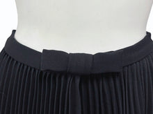 画像をギャラリービューアに読み込む, 極美品 Christian Dior クリスチャンディオール プリーツ ロングスカート 8E21331A1166 ブラック レーヨン シルク サイズ36 中古 4b008817