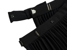 画像をギャラリービューアに読み込む, 極美品 Christian Dior クリスチャンディオール プリーツ ロングスカート 8E21331A1166 ブラック レーヨン シルク サイズ36 中古 4b008817