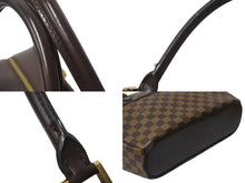 Load image into Gallery viewer, LOUIS VUITTON ルイヴィトン ダミエ サリア オリゾンタル ハンドバッグ PVCコーティングキャンバス N51282 ブラウン 美品 中古 4b000089
