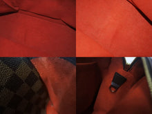 Load image into Gallery viewer, LOUIS VUITTON ルイヴィトン ダミエ サリア オリゾンタル ハンドバッグ PVCコーティングキャンバス N51282 ブラウン 美品 中古 4b000089