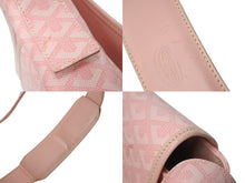 Load image into Gallery viewer, GOYARD ゴヤール GRAND BLEU MM グランブルーMM ショルダーバッグ ARN020077 ピンク レザー PVC 美品 中古 4b000094