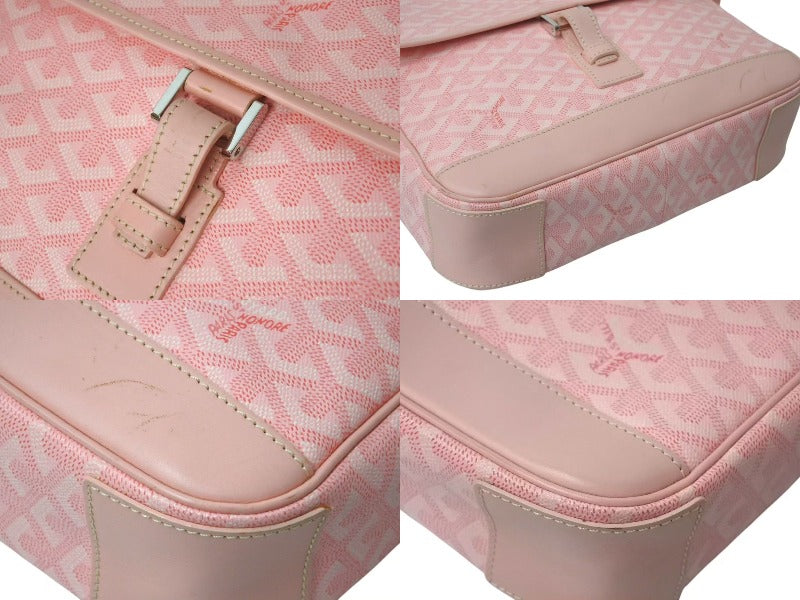 GOYARD GRAND BLEU MM Shoulder bag ARN020077 Pink leather PVC Good condition Used 4b000094