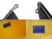 Load image into Gallery viewer, GOYARD ゴヤール セナ MM クラッチバッグ SENAT2MMLTY09CL09P PVC レザー ヘリンボーン シルバー金具 美品 中古 4b000096