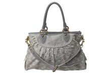 画像をギャラリービューアに読み込む, LOUIS VUITTON ルイヴィトン ネオカヴィMM 2WAYハンドバッグ M95837 モノグラムデニム グレー アンティークゴールド 美品 中古 4b000097