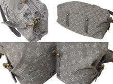 画像をギャラリービューアに読み込む, LOUIS VUITTON ルイヴィトン ネオカヴィMM 2WAYハンドバッグ M95837 モノグラムデニム グレー アンティークゴールド 美品 中古 4b000097