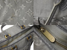 画像をギャラリービューアに読み込む, LOUIS VUITTON ルイヴィトン ネオカヴィMM 2WAYハンドバッグ M95837 モノグラムデニム グレー アンティークゴールド 美品 中古 4b000097