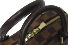 Load image into Gallery viewer, 極美品 LOUIS VUITTON ルイヴィトン ダミエ エベヌ サリア ミニ ハンドバッグ N51286 PVC レザー ブラウン ロゴ 手持ち 鞄 美品 中古 4b000102
