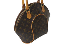 Load image into Gallery viewer, LOUISVUITTON ルイヴィトン エリプスPM ハンドバッグ モノグラム M51127 PVC ヌメ革 ブラウン ゴールド金具 美品 中古 4b000105