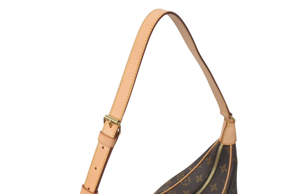 LOUIS VUITTON Boulogne Shoulder Bag M51265 Monogram Canvas Gold Hardware Brown Good Condition Used 4b000106
