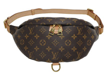 画像をギャラリービューアに読み込む, 極美品 LOUIS VUITTON ルイヴィトン バムバッグ ボディバッグ ウエストバッグ M43644 モノグラム ブラウン ゴールド金具 中古 4b010732