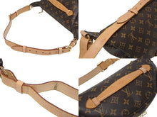 画像をギャラリービューアに読み込む, 極美品 LOUIS VUITTON ルイヴィトン バムバッグ ボディバッグ ウエストバッグ M43644 モノグラム ブラウン ゴールド金具 中古 4b010732