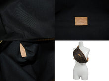 画像をギャラリービューアに読み込む, 極美品 LOUIS VUITTON ルイヴィトン バムバッグ ボディバッグ ウエストバッグ M43644 モノグラム ブラウン ゴールド金具 中古 4b010732