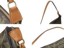 Load image into Gallery viewer, LOUIS VUITTON ルイヴィトン ポシェットアクセソワールモノグラムグラフィティ M92191 ハンドバッグ カーキ 美品 中古 4b000109