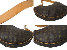 Load image into Gallery viewer, LOUIS VUITTON ルイヴィトン ハンドバッグ クロワッサンMM M51512 モノグラムキャンバス ブラウン 美品 中古 4b000110