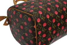 Load image into Gallery viewer, 極美品 LOUIS VUITTON ルイヴィトン スピーディ25 ハンドバッグ M95009 モノグラム チェリー ブラウン 村上隆 中古4b011217