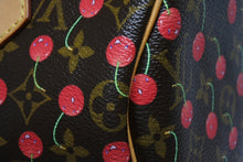 Load image into Gallery viewer, 極美品 LOUIS VUITTON ルイヴィトン スピーディ25 ハンドバッグ M95009 モノグラム チェリー ブラウン 村上隆 中古4b011217