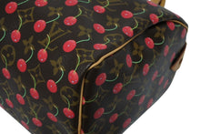 Load image into Gallery viewer, 極美品 LOUIS VUITTON ルイヴィトン スピーディ25 ハンドバッグ M95009 モノグラム チェリー ブラウン 村上隆 中古4b011219