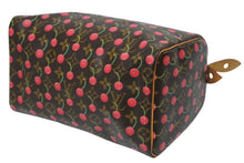 Load image into Gallery viewer, 極美品 LOUIS VUITTON ルイヴィトン スピーディ25 ハンドバッグ M95009 モノグラム チェリー ブラウン 村上隆 中古4b011217