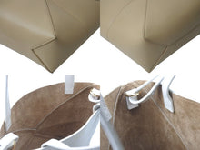 画像をギャラリービューアに読み込む, LOEWE ロエベ PUZZLE TOTE MINI パズルフォルドトート ミニ トートバッグ A657V25X01 カーフレザー ベージュ ホワイト 美品 中古 4b000113