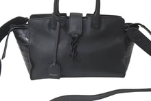 Load image into Gallery viewer, 極美品 YVES SAINT LAURENT イブサンローラン ベビー ダウンタウンカバス 2WAYバッグ 436834 レザー ブラック 中古 4b000119