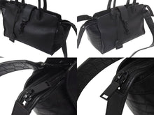 Load image into Gallery viewer, 極美品 YVES SAINT LAURENT イブサンローラン ベビー ダウンタウンカバス 2WAYバッグ 436834 レザー ブラック 中古 4b000119