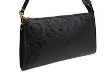 Load image into Gallery viewer, 極美品 LOUIS VUITTON ルイヴィトン ポシェット アクセソワール アクセサリーポーチ エピ M52942 ブラック ゴールド金具 中古 4b013039