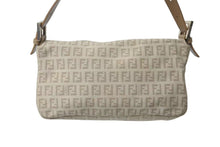 Load image into Gallery viewer, FENDI フェンディ ズッキーノ マンマバケット ハンドバッグ ワンショルダーバッグ ベージュ キャンバス 美品 中古 4b000134