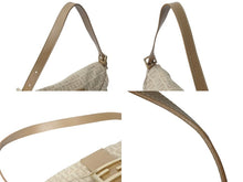 Load image into Gallery viewer, FENDI フェンディ ズッキーノ マンマバケット ハンドバッグ ワンショルダーバッグ ベージュ キャンバス 美品 中古 4b000134
