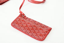 Load image into Gallery viewer, 新品同様 GOYARD ゴヤール サンルイPM バッグ トートバッグ STLCROPMLTY02CL02P PVC レザー レッド シルバー金具 中古 4b013407