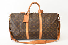 Load image into Gallery viewer, LOUIS VUITTON ルイヴィトン モノグラム キーポルバンドリエール50 ブラウン M41416 ボストンバッグ 美品 中古 4b013229