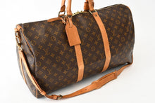 Load image into Gallery viewer, LOUIS VUITTON ルイヴィトン モノグラム キーポルバンドリエール50 ブラウン M41416 ボストンバッグ 美品 中古 4b013229