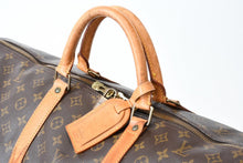Load image into Gallery viewer, LOUIS VUITTON ルイヴィトン キーポル60 ボストンバッグ M41422 モノグラム PVC レザー ブラウン 美品 中古 4b013227