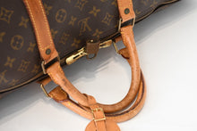 Load image into Gallery viewer, LOUIS VUITTON ルイヴィトン キーポル60 ボストンバッグ M41422 モノグラム PVC レザー ブラウン 美品 中古 4b013227