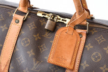 Load image into Gallery viewer, LOUIS VUITTON ルイヴィトン キーポル60 ボストンバッグ M41422 モノグラム PVC レザー ブラウン 美品 中古 4b013227